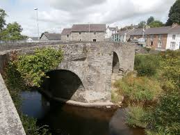 the bridge over the Teifi today.